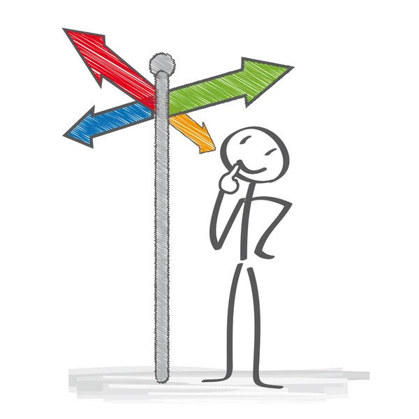 personne qui cherche son chemin